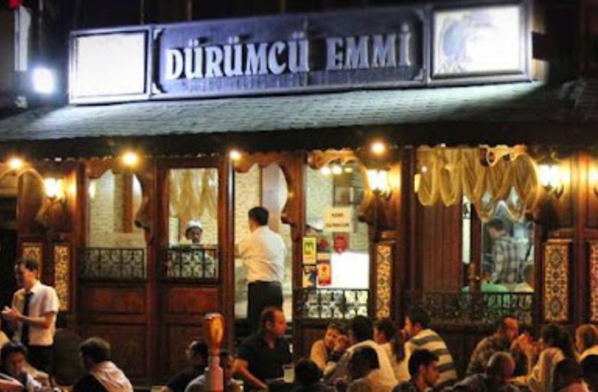 Durumcu Emmi Menu Istanbul Turkey